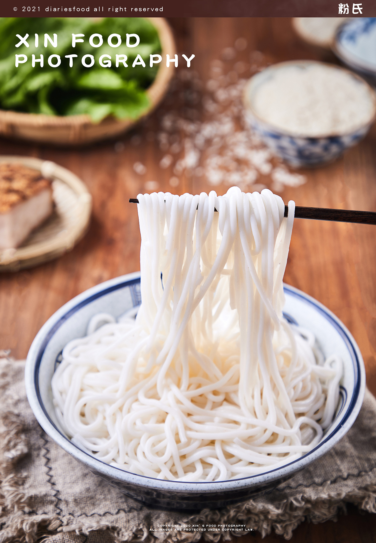 桂林米粉 螺蛳粉美食摄影