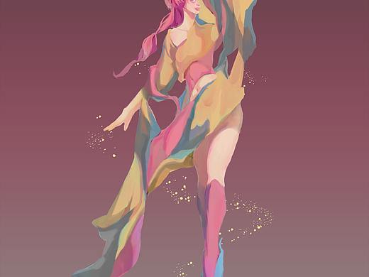 半遮琵琶半遮面（个人主页-ZNTIyMDI3MDQ=） - 商业插画 - 站酷设计师元莲月原创素材 - 站酷ZCOOL