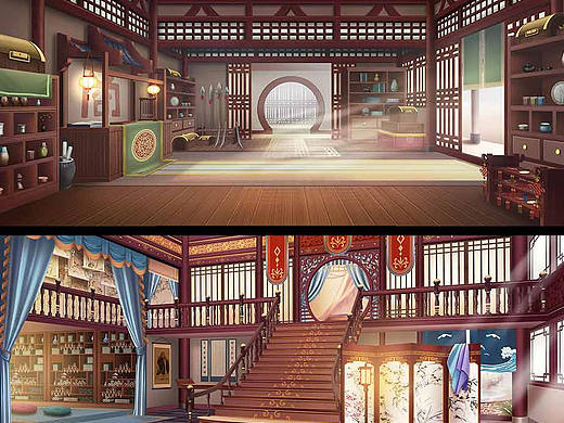 GALGALME/AVG游戏场景、中国风游戏场景