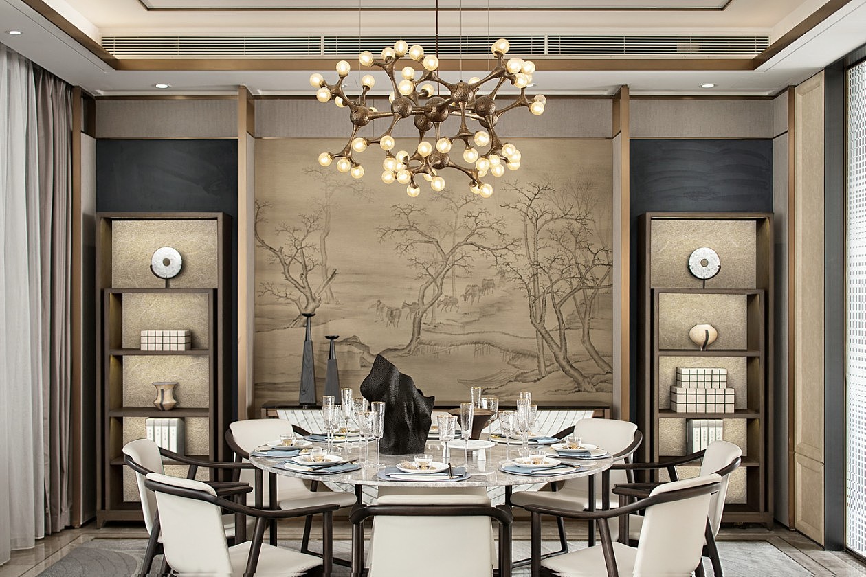 461㎡中式合院设计,清雅古韵,素璞自然!