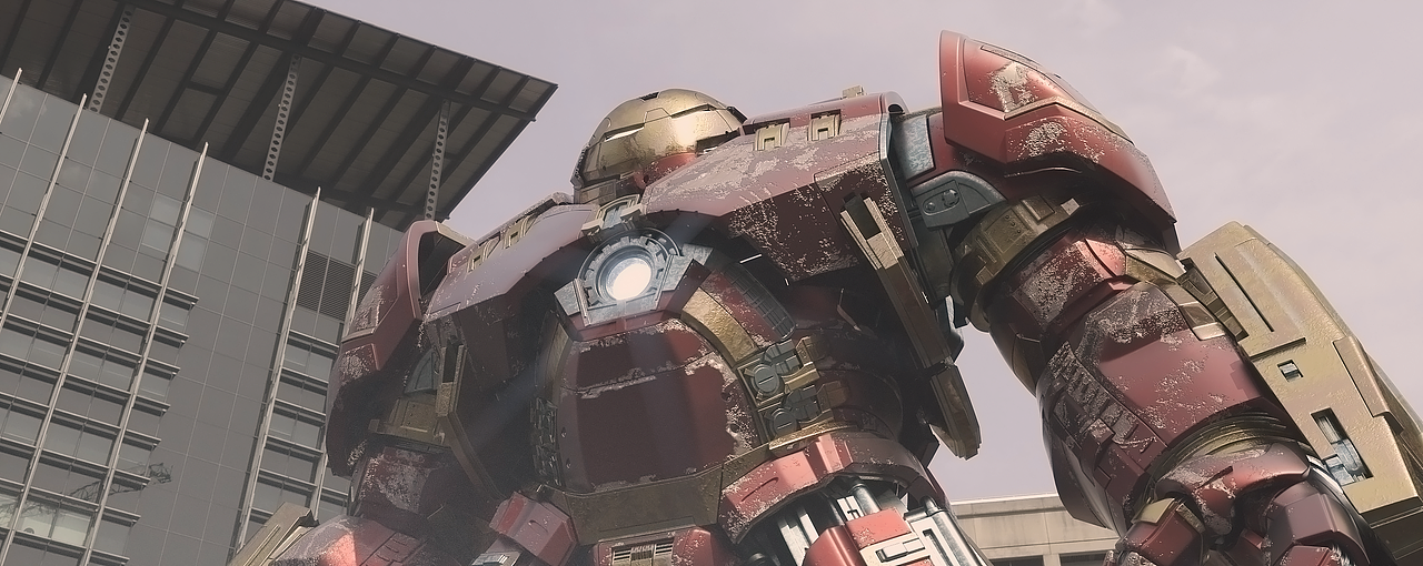 【c4d作品】反浩克装甲建模