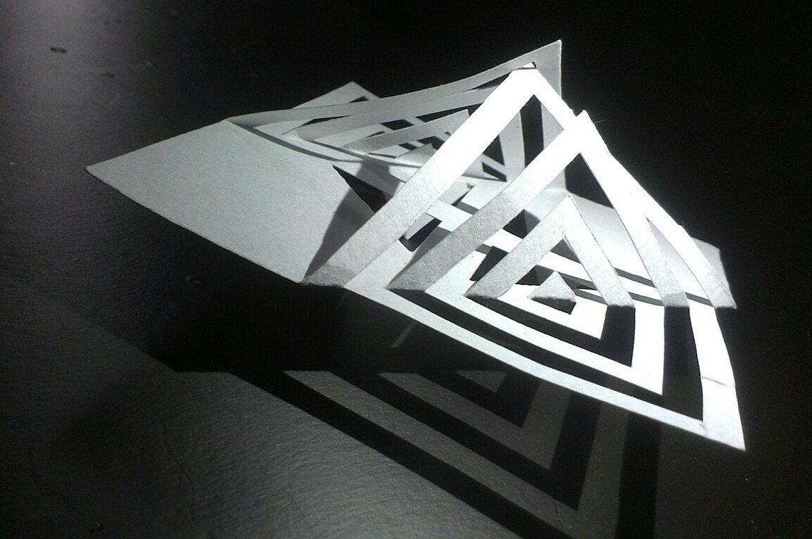 立体构成--剪纸