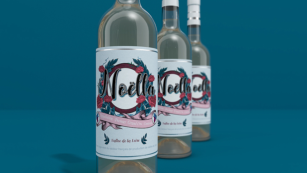 《Noëlla》白葡萄酒品牌设计（图ZNzIzNTU1NDg=） - 包装 - 站酷设计师你好大海品牌设计原创素材 - 站酷ZCOOL