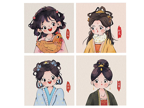 卿卿日常古风插画头像