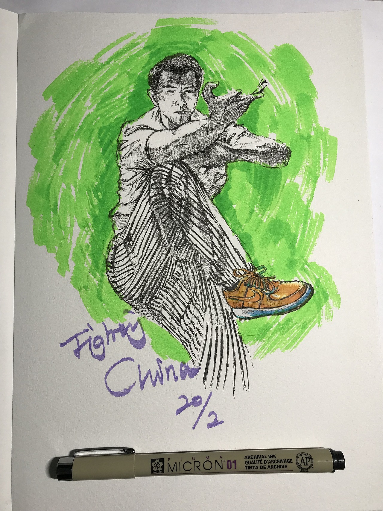 Fighting China！（图ZMTk2MzU3NzM2） - 像素画 - 站酷设计师h画画的木木原创素材 - 站酷ZCOOL