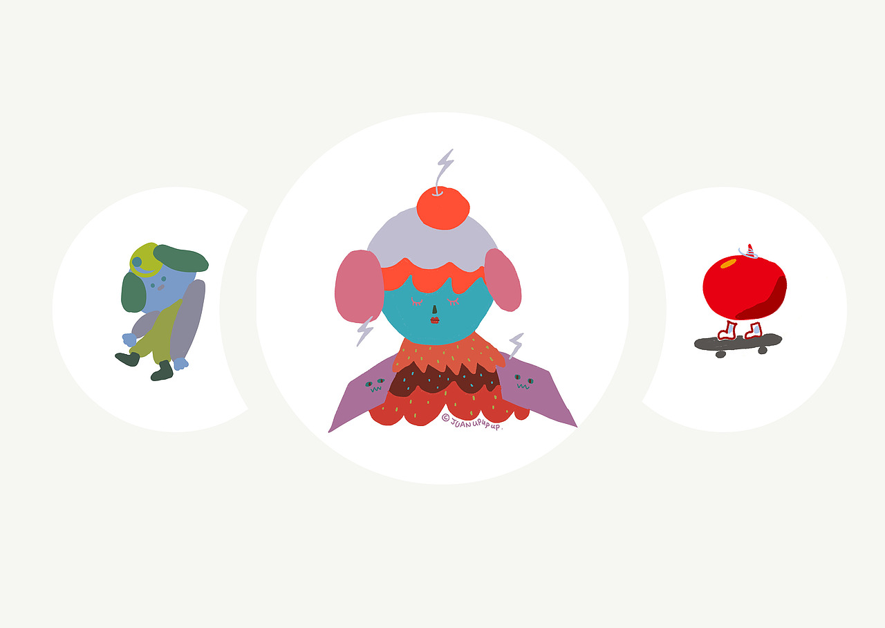 2021年终总结（图ZMjkwMzE3NjEy） - 艺术插画 - 站酷设计师卷卷upupup原创素材 - 站酷ZCOOL