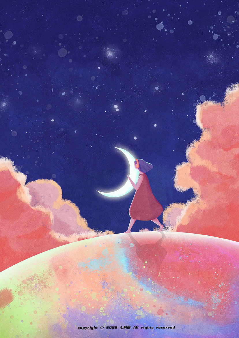 新系列《少女的宇宙绮梦》完结(共九张)