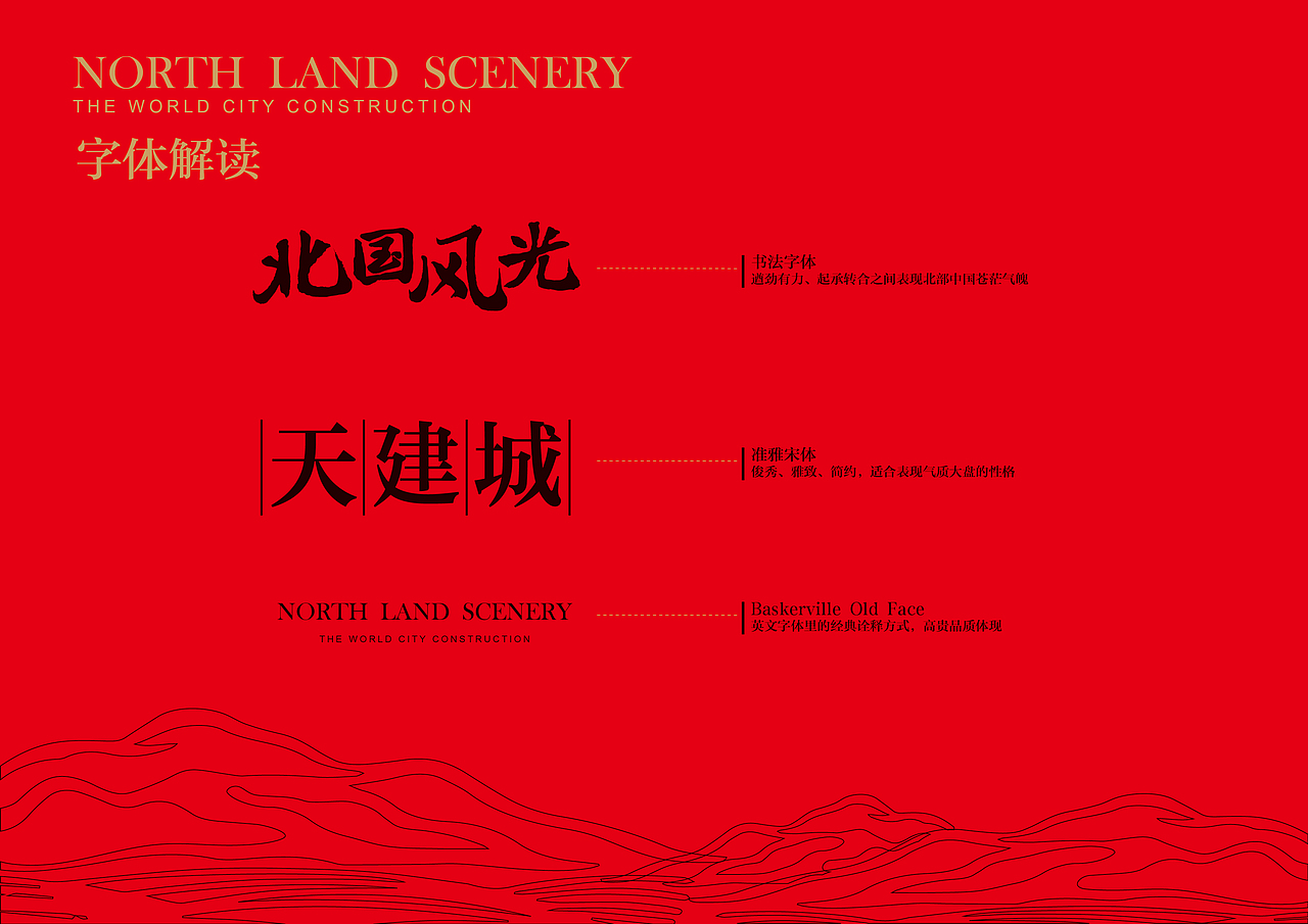 北国风光.天建城VI设计（图ZMTYzMTAzNDQ=） - 品牌 - 站酷设计师王巍华原创素材 - 站酷ZCOOL