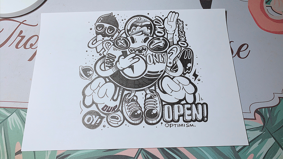 『字母小怪物』手绘稿合辑（图ZMTYzMTE3NDcy） - 创作习作 - 站酷设计师LOKLIAO丶樂原创素材 - 站酷ZCOOL