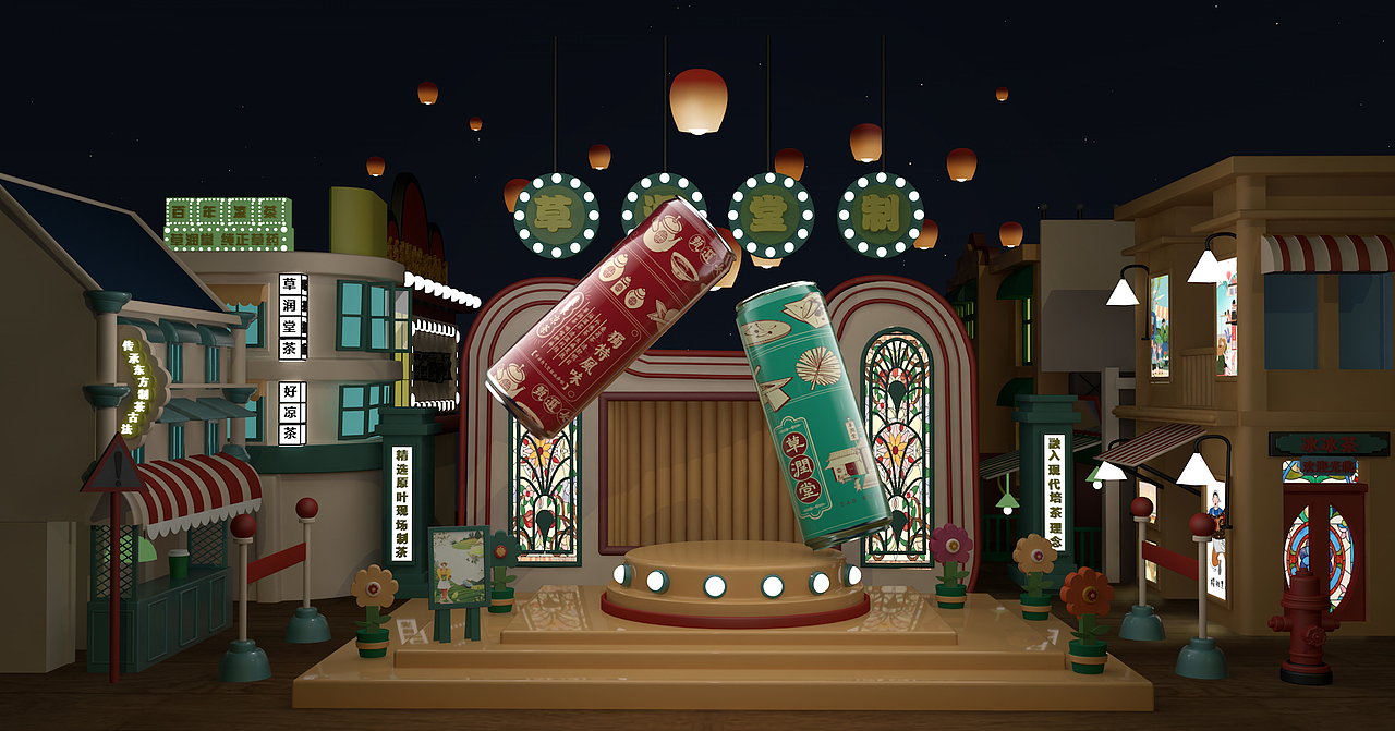 苹果电脑福音1904期学员C4D毕业设计带出来了（图ZMTY5ODg2MDk2） - 场景 - 站酷设计师小李爱健身原创素材 - 站酷ZCOOL