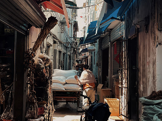 广州沙面街道扫街作品