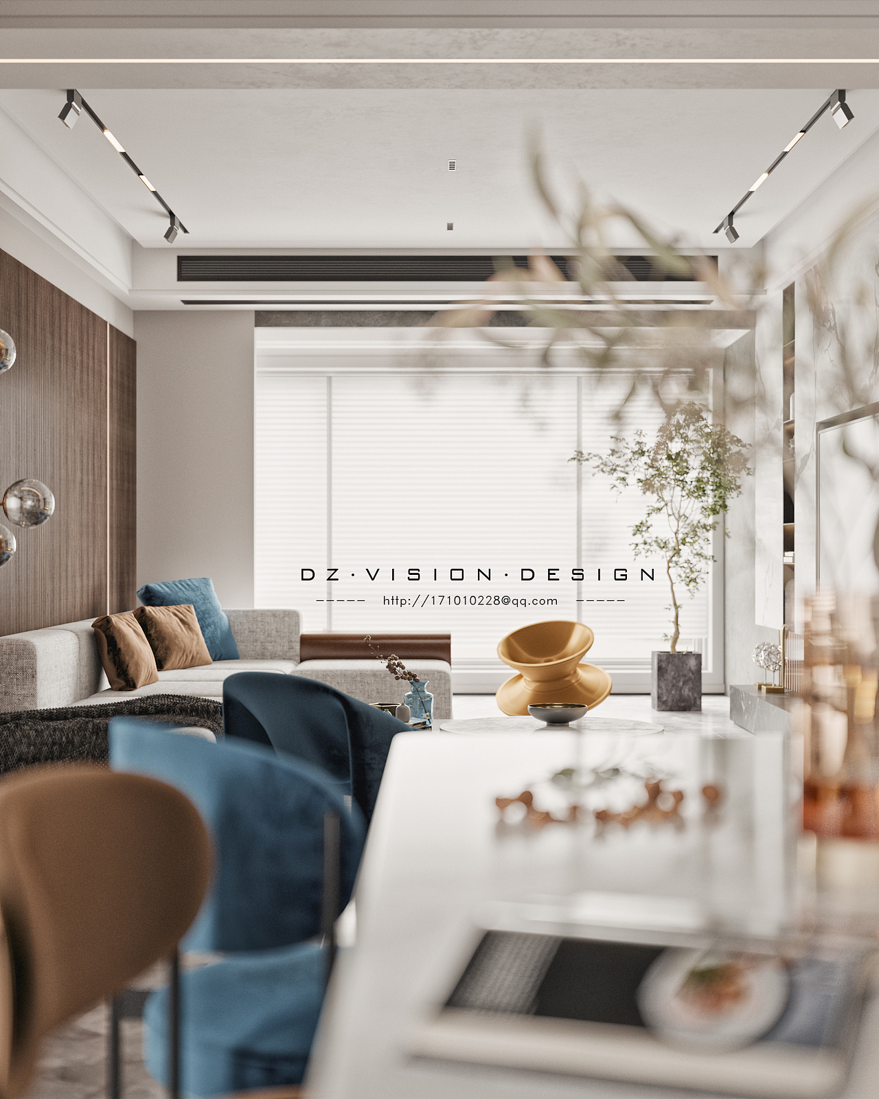 现代客餐厅（图ZMjE1MDE5OTI0） - 家装设计 - 站酷设计师26的火车DZ原创素材 - 站酷ZCOOL