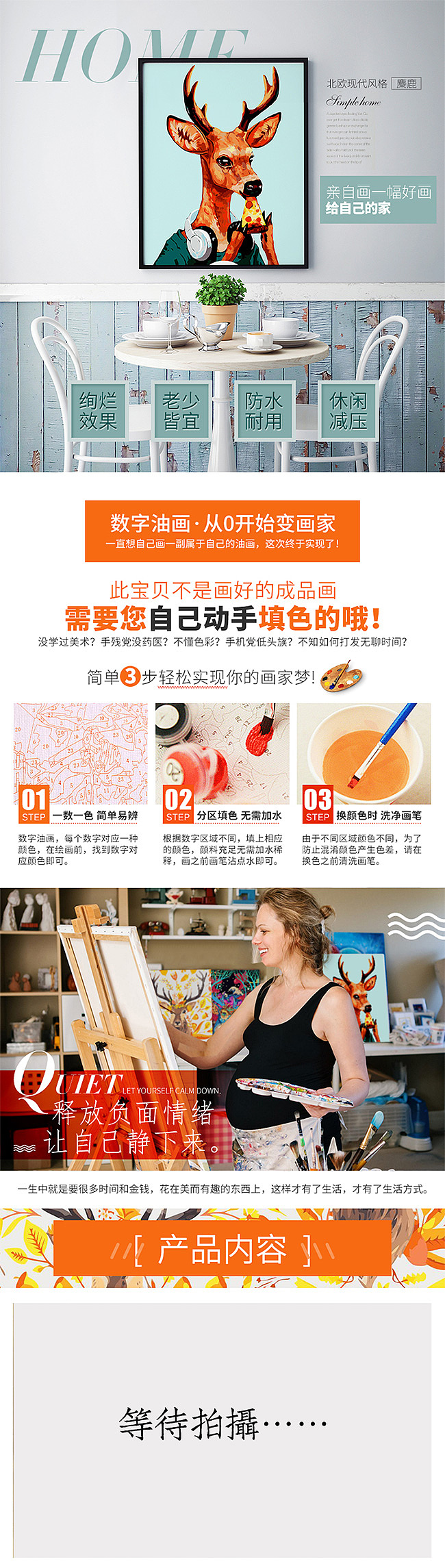 DIY数字油画详情