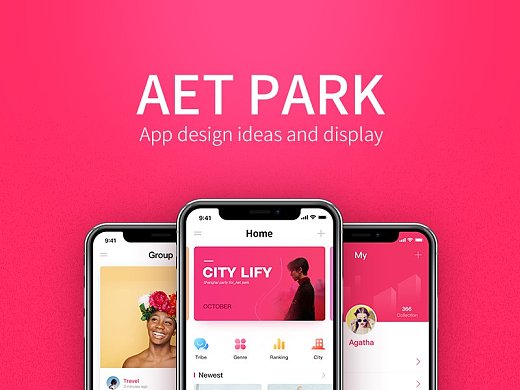Aet park UI（App design）