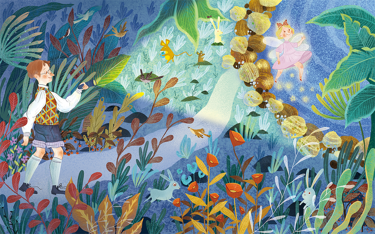 果麦文化《万花筒》（图ZMTM3NzU2OTE2） - 商业插画 - 站酷设计师亦心liane原创素材 - 站酷ZCOOL