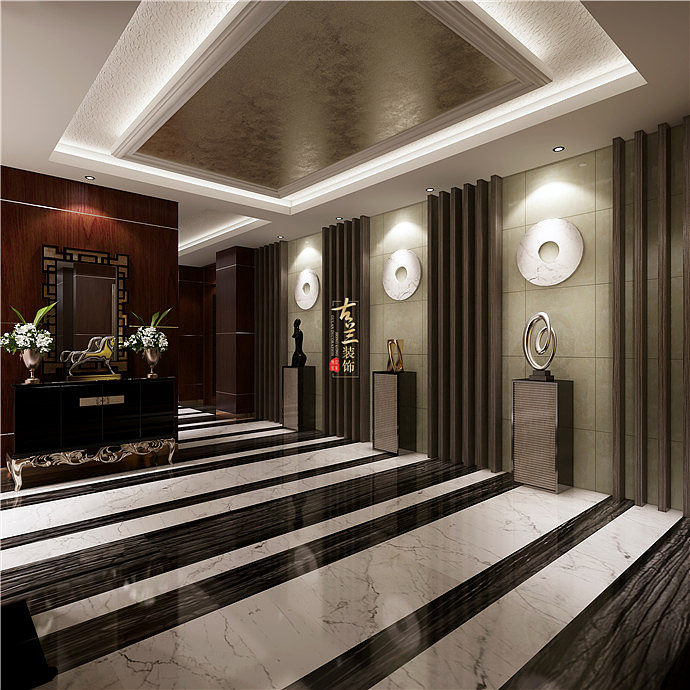 成都酒楼装修设计公司《乐山臧海主题酒楼》（图ZNTAyODcxMDQ=） - 家装设计 - 站酷设计师成都装饰设计公司原创素材 - 站酷ZCOOL