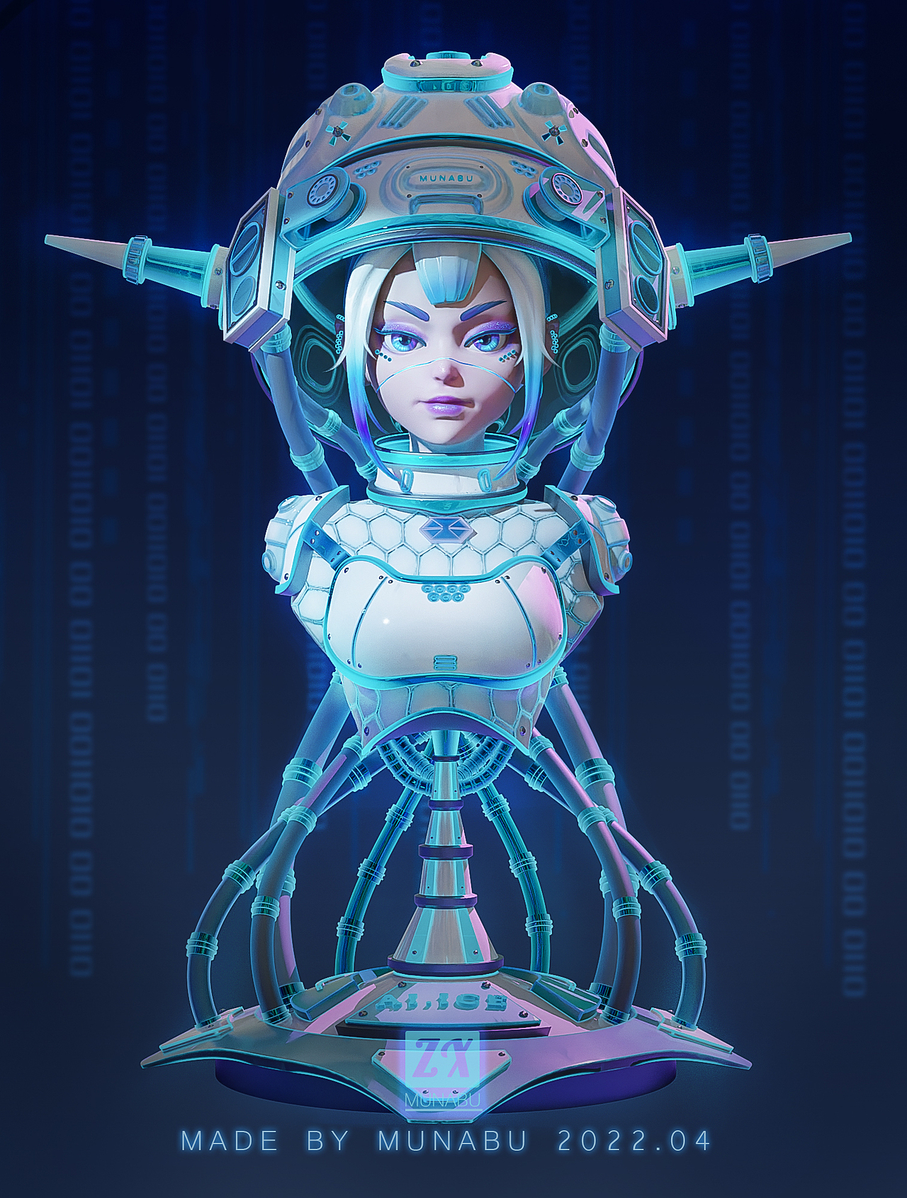 AI机械姬（图ZMjk1OTA0ODQw） - 其他 - 站酷设计师MUNABU学原创素材 - 站酷ZCOOL