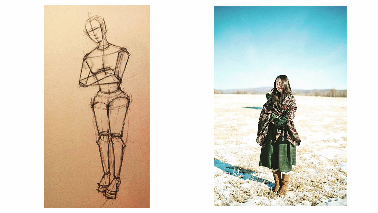 速写（图ZMTAyNTkyMjcy） - 绘画 - 站酷设计师fancybrownbear原创素材 - 站酷ZCOOL