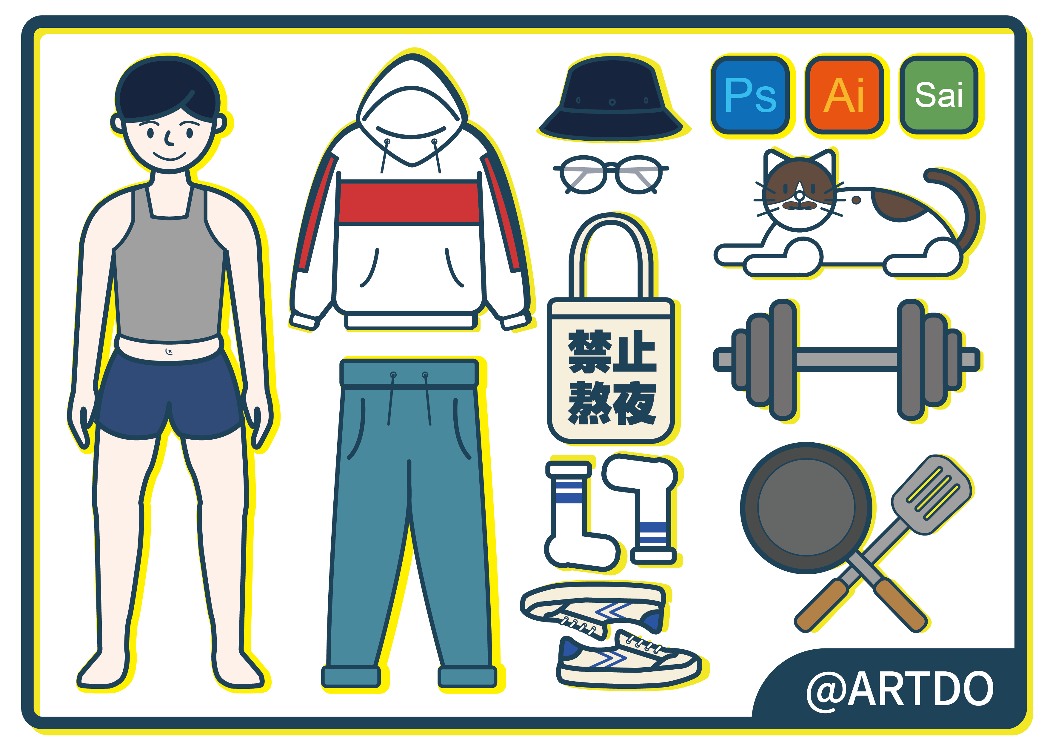 Artdo啊杜的個(gè)人主頁(yè)（封面預(yù)覽） - 主頁(yè)封面設(shè)置 - 站酷設(shè)計(jì)師Artdo啊杜原創(chuàng)素材 - 站酷ZCOOL