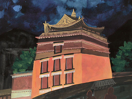 藏区一（个人主页-ZNjY2OTYwNDg=） - 艺术插画 - 站酷设计师阿茹先生原创素材 - 站酷ZCOOL