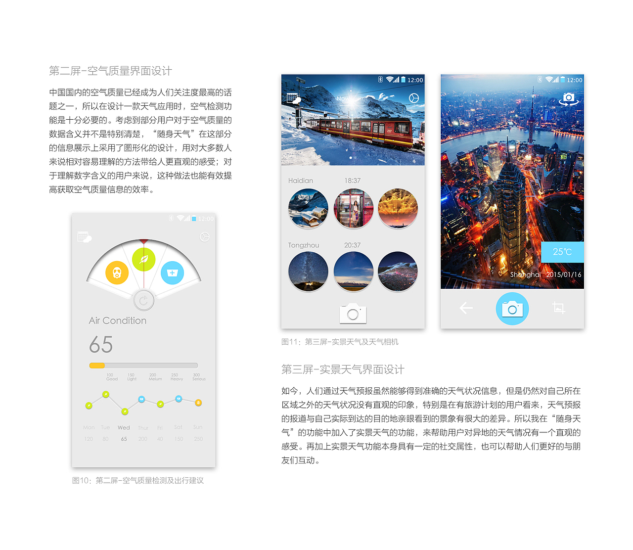 移动应用程序设计: 随身天气（图ZNzM2ODc4MTY=） - APP界面 - 站酷设计师Yvan30原创素材 - 站酷ZCOOL