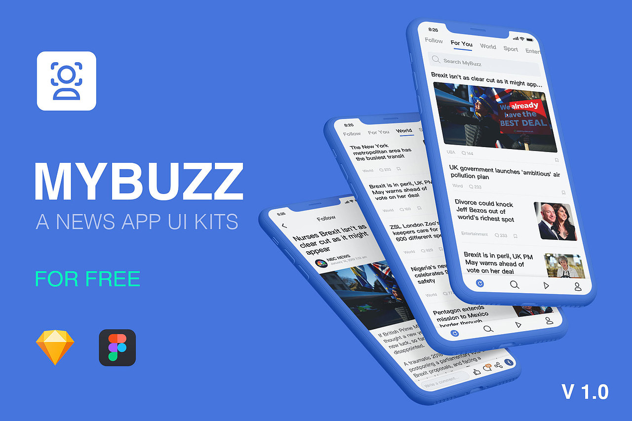 流行的新闻资讯APP界面UI设计