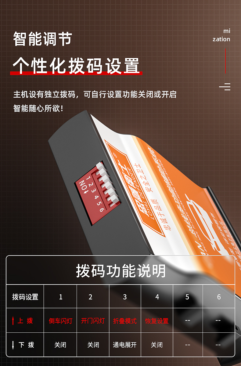 也是一款升窗器详情和折叠电机