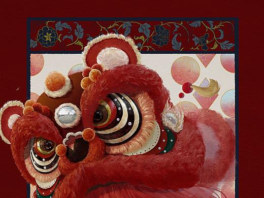 雄狮（个人主页-ZNTc0OTIwMTY=） - 商业插画 - 站酷设计师yanggeZD原创素材 - 站酷ZCOOL