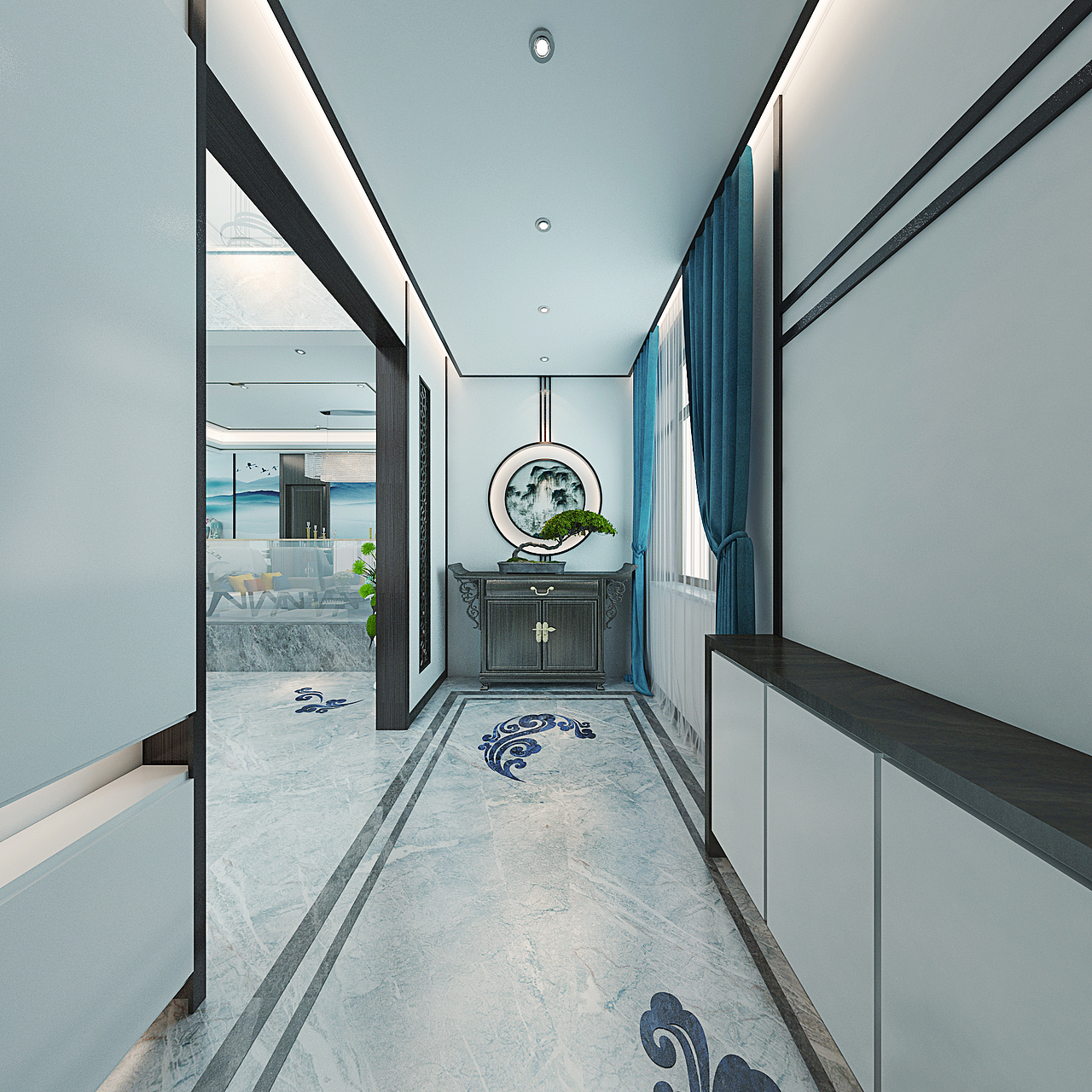 唐山唐新中式别墅（图ZMTIxOTMxNTI0） - 家装设计 - 站酷设计师赵芳节空间设计原创素材 - 站酷ZCOOL