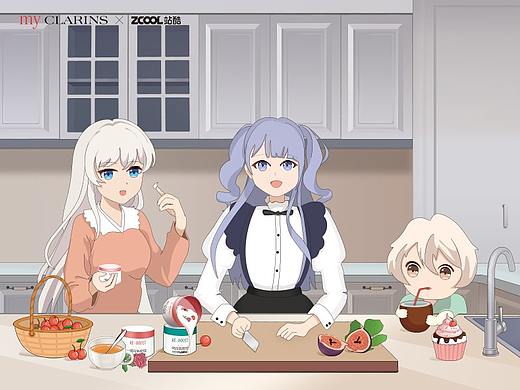 爱美食爱美丽（个人主页-ZNTk0NTcyMDQ=） - 海报 - 站酷设计师萌心点点原创素材 - 站酷ZCOOL