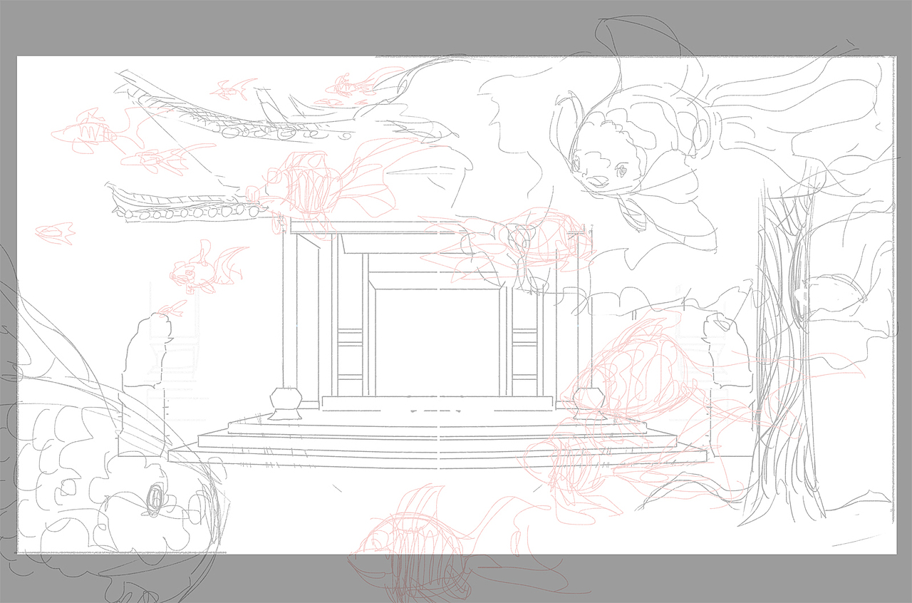 国风插画【某时辰-建水街道】（图ZMjM1ODAyMDMy） - 创作习作 - 站酷设计师自由黑洞原创素材 - 站酷ZCOOL