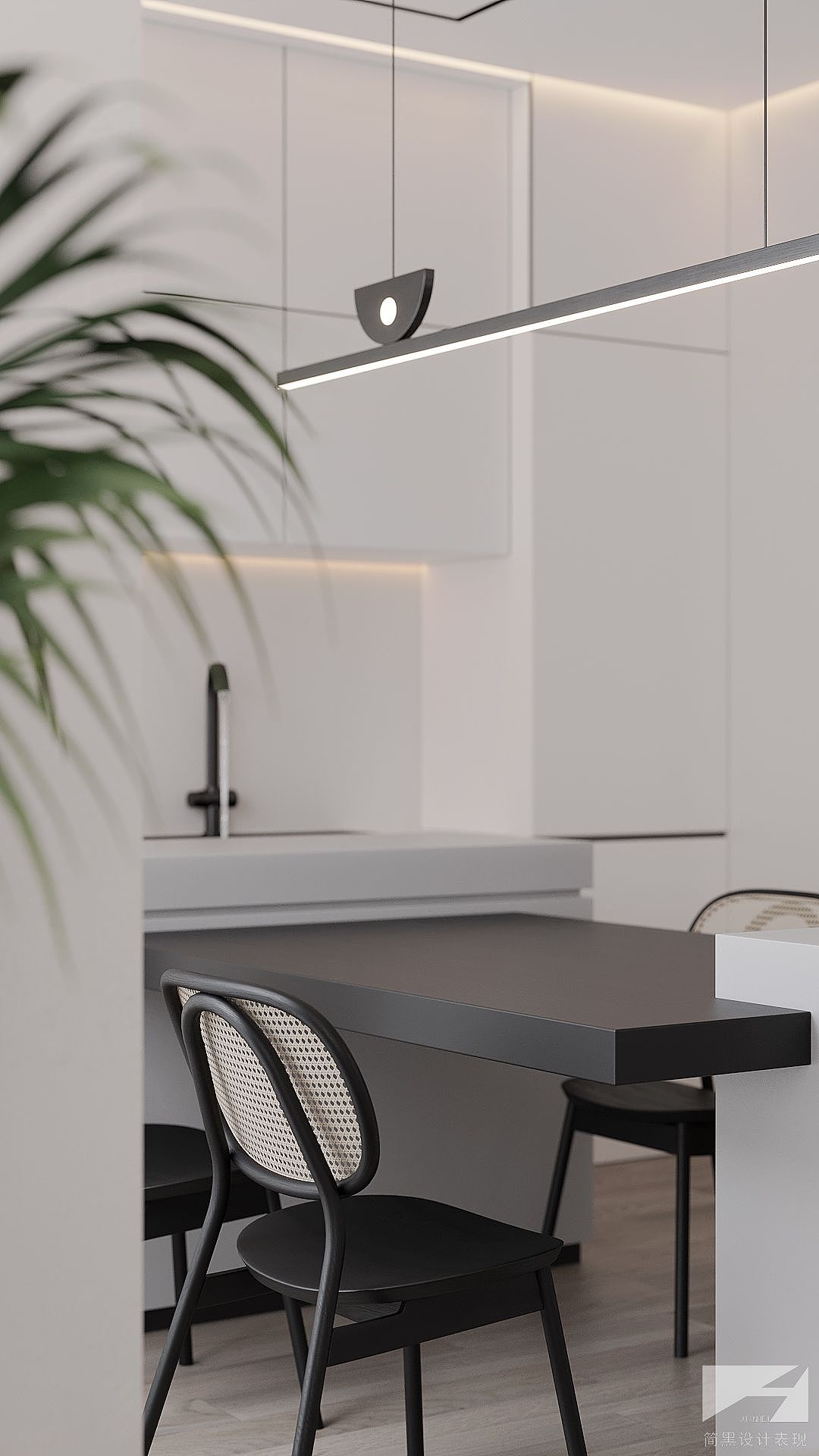 现代风格客厅（图ZMzYzNzc4NDAw） - 家装设计 - 站酷设计师简黑设计表现原创素材 - 站酷ZCOOL