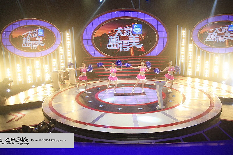 中国教育电视台《大家想得美》舞台设计（图ZMTUyODA4MTY0） - 舞台美术 - 站酷设计师廖亚承原创素材 - 站酷ZCOOL