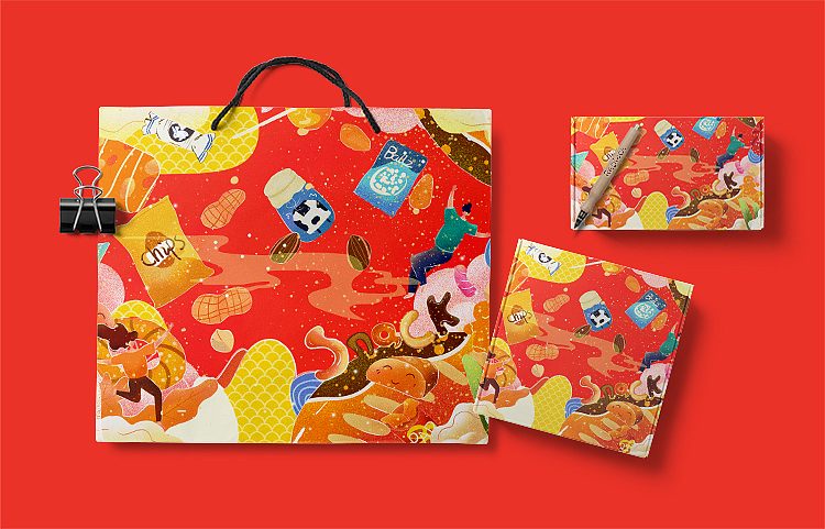 零食包装插画（图ZMTkwMTAwNzQw） - 商业插画 - 站酷设计师小园子要向前原创素材 - 站酷ZCOOL