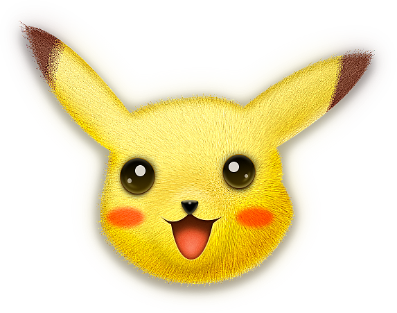 皮卡丘拟物图标