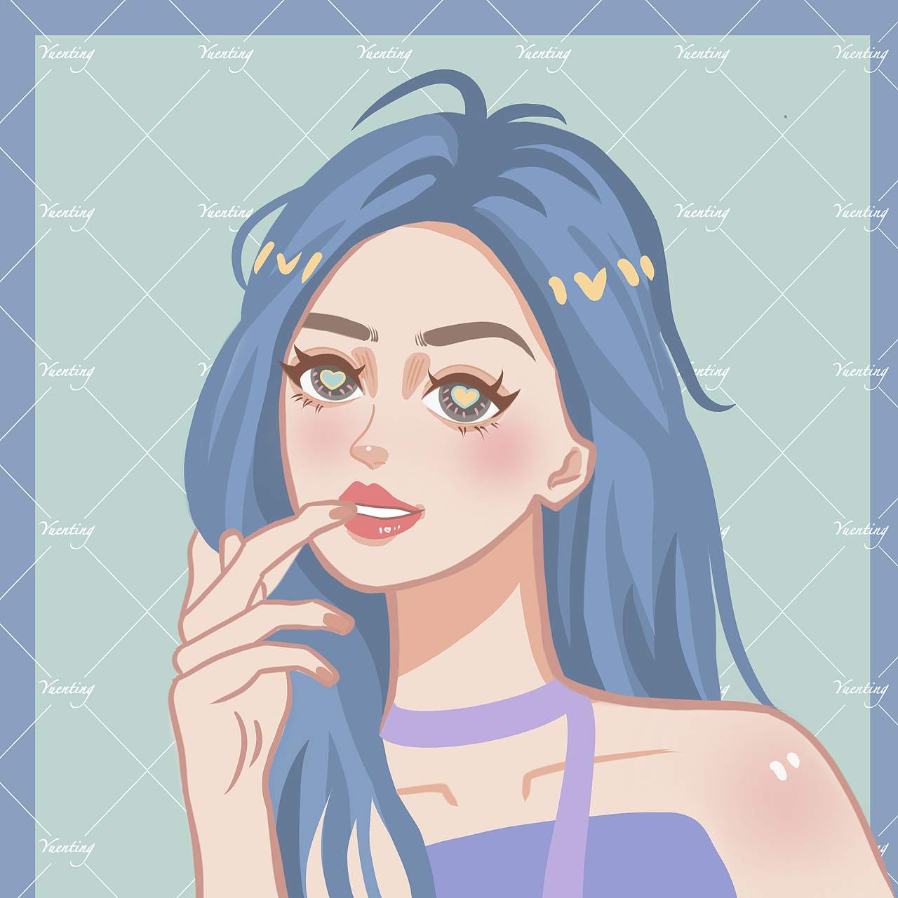 手绘卡通q版头像