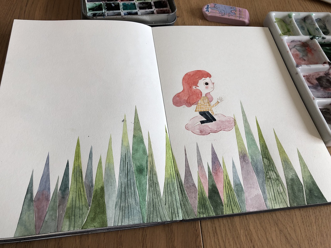 画本子|插画|儿童插画|谢玲玲_原创作品-站酷zcool