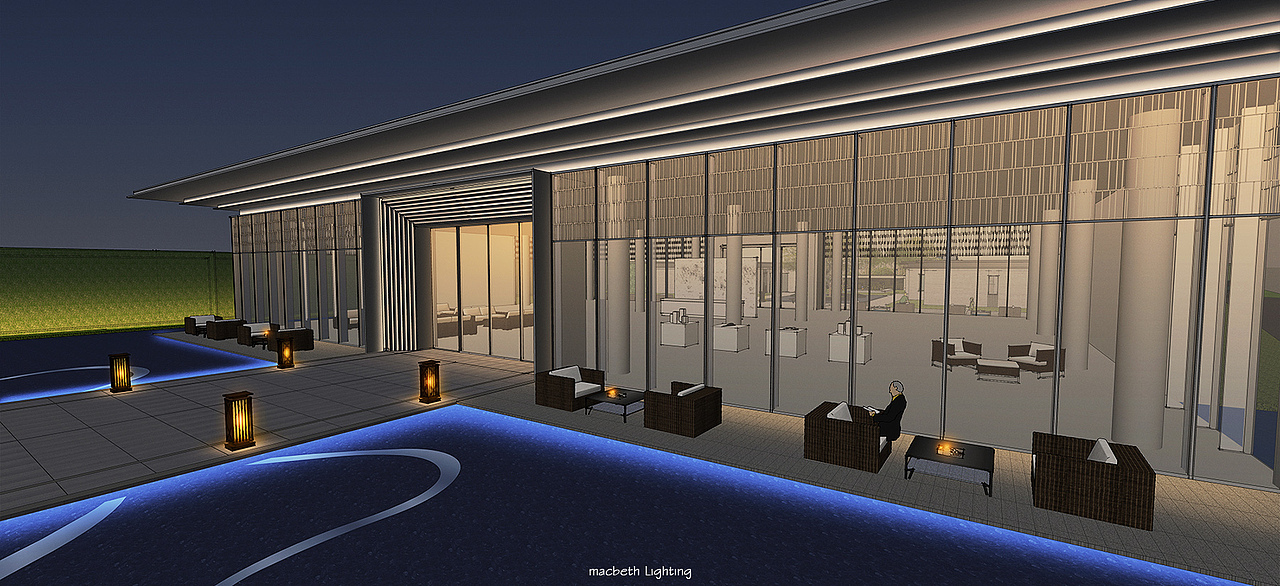 最近一些售楼处的灯光设计