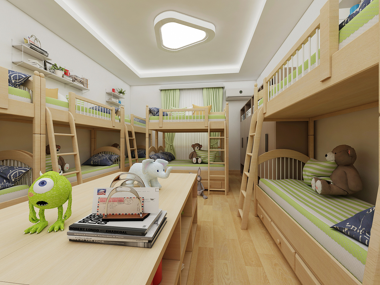 幼儿园工装合集|空间|家装设计|张美丽效果图 - 原创作品 - 站酷 (ZCOOL)