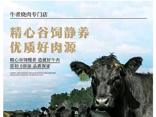 高品质和牛长图设计