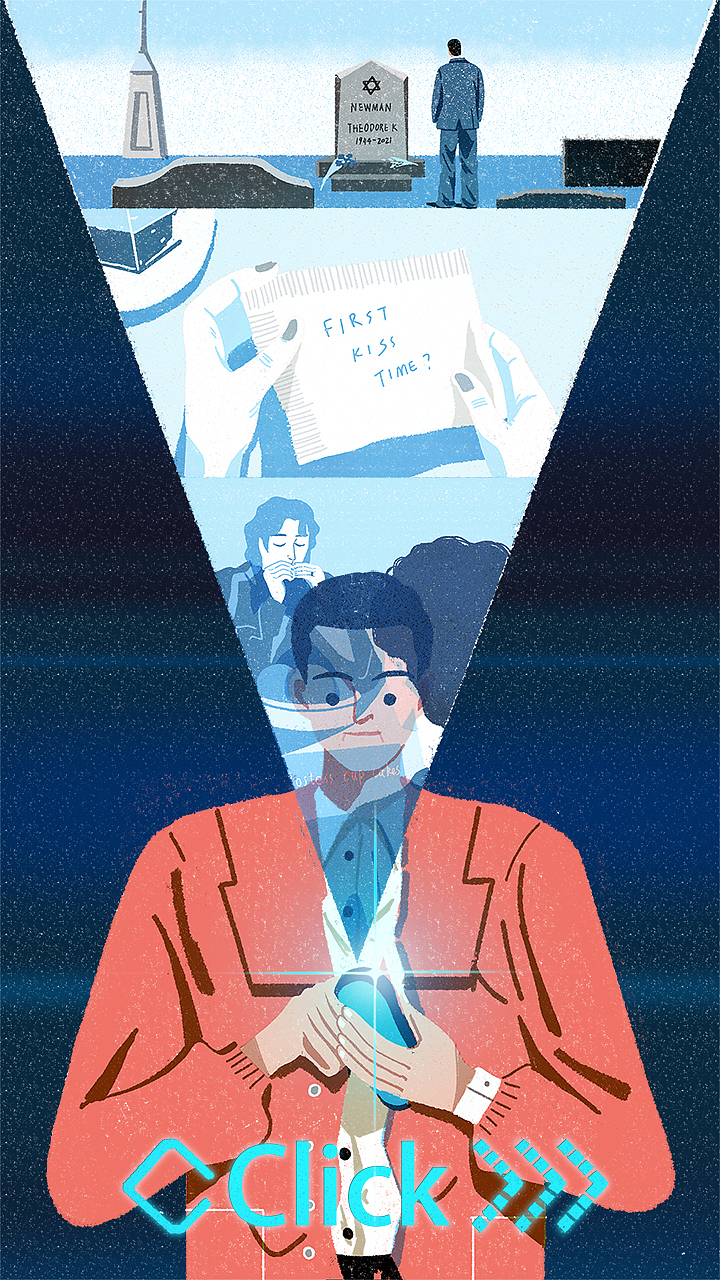 《人生遥控器》 br> br>海报的画面选择是重构的构图衍生.