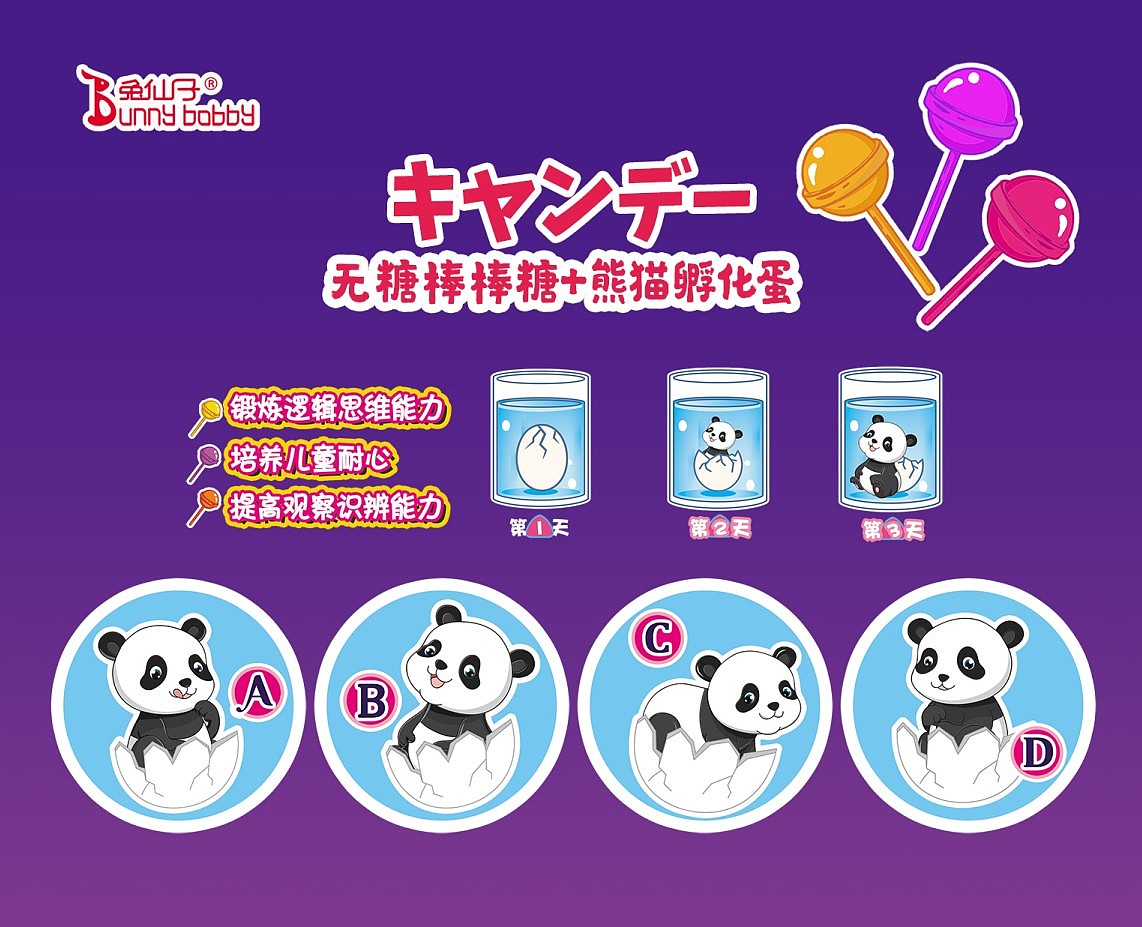 兔仙子 DIY 棒棒糖包装设计（图ZMjE4NjEzMjEy） - 商业插画 - 站酷设计师恒彩文创设计原创素材 - 站酷ZCOOL