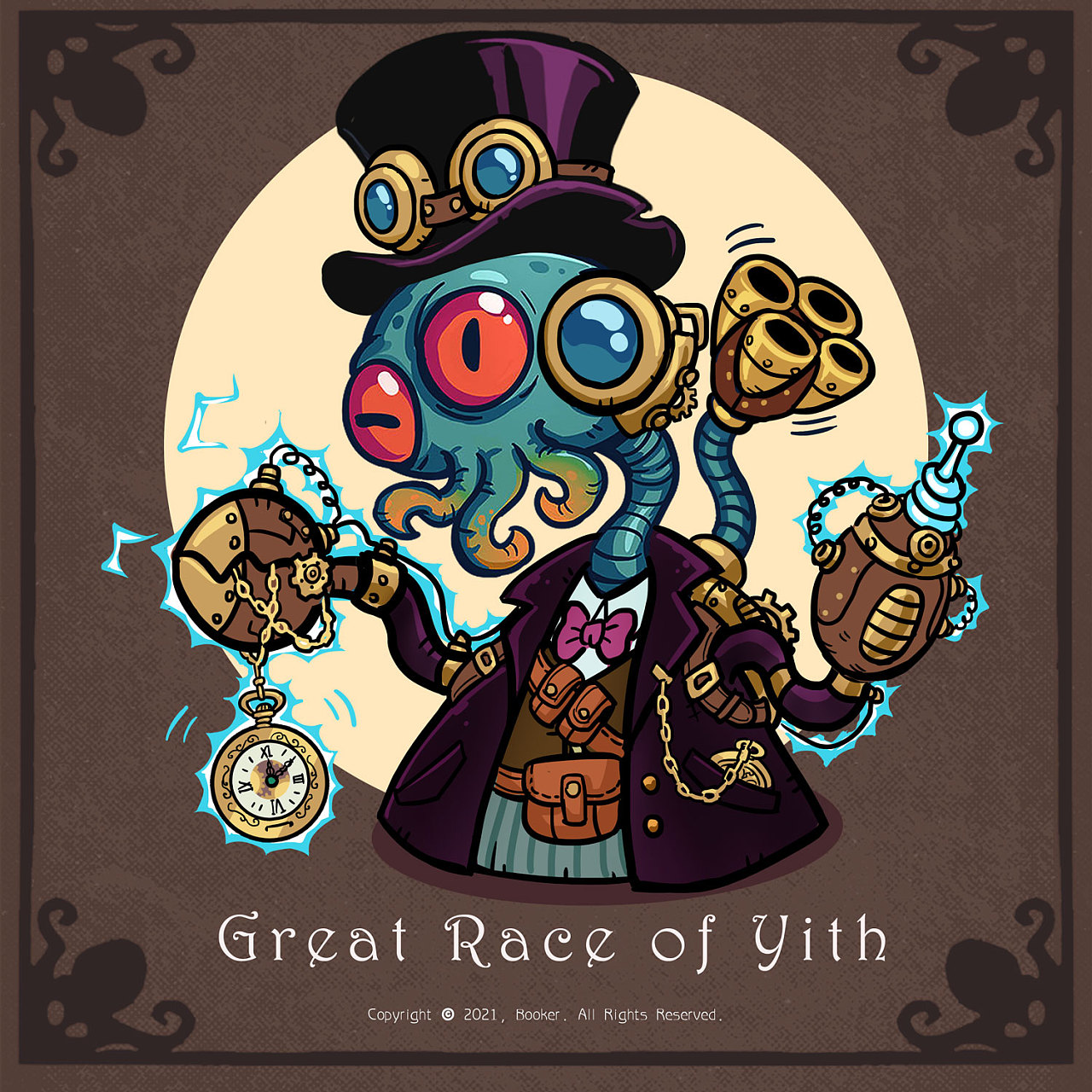 原创克苏鲁卡通系列 伊斯人皮肤