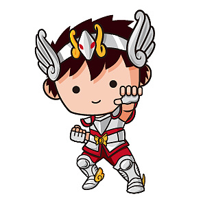 圣斗士星矢q版卡通形象设计