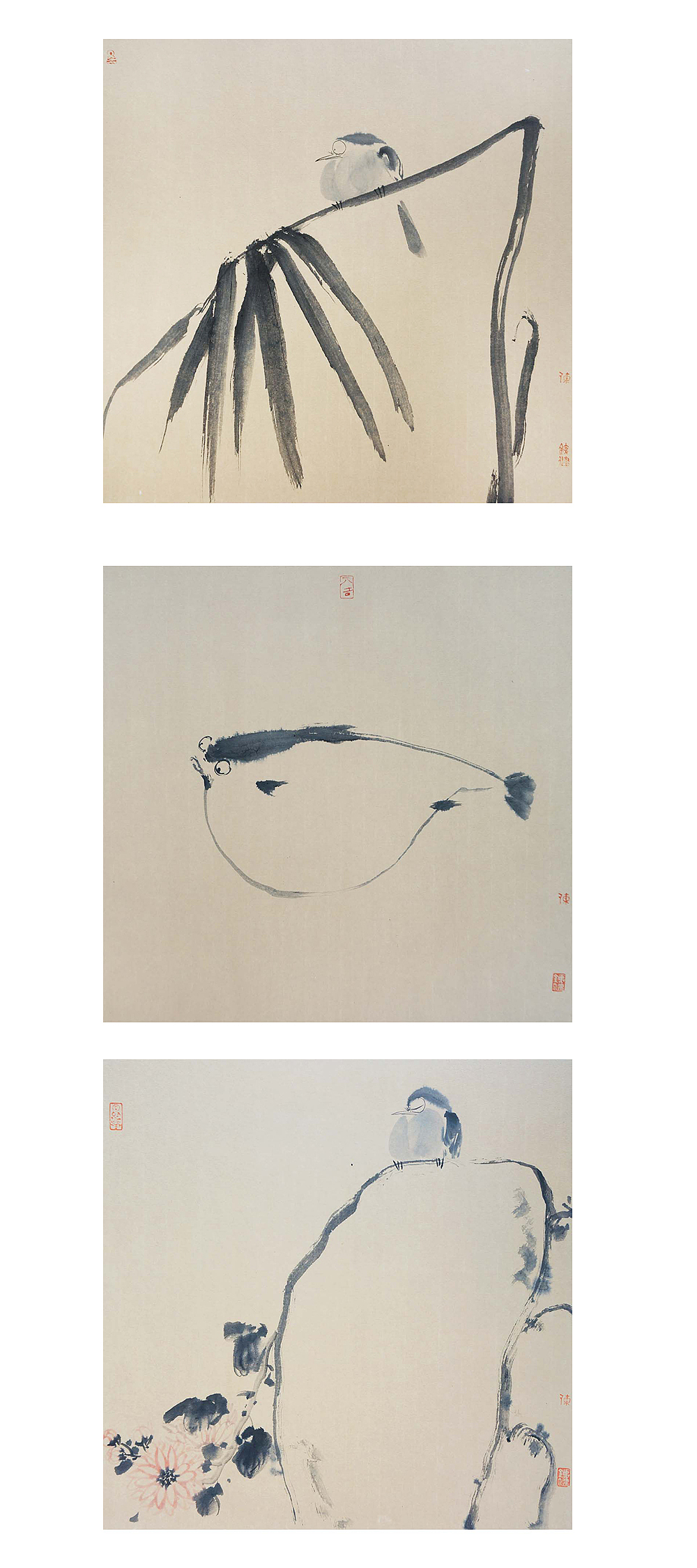 【水墨花鸟-2020作品】（图ZMjM1MDkxODIw） - 绘画 - 站酷设计师茶舍原创素材 - 站酷ZCOOL
