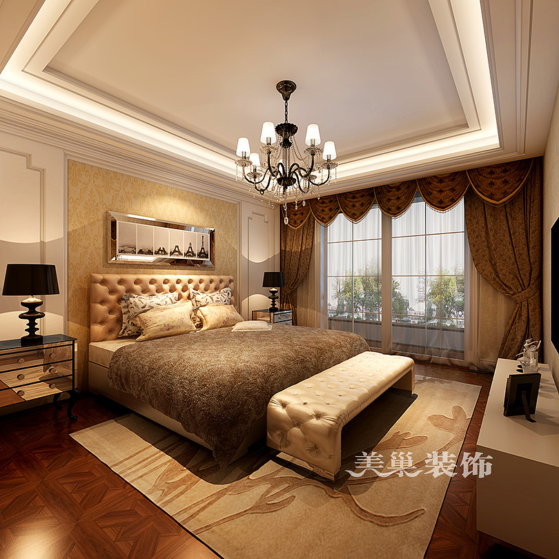 御翠园120平简欧奢华感装修,硬装21万主体端庄典雅