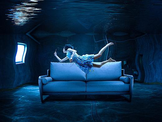 假如房子充滿了水（個人主頁-ZMzI0MTY1NDg=） - 圖案 - 站酷設(shè)計師凡人白心原創(chuàng)素材 - 站酷ZCOOL