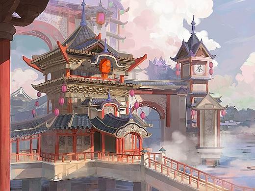 2022春季场景班 学员群体建筑氛围作业展示3