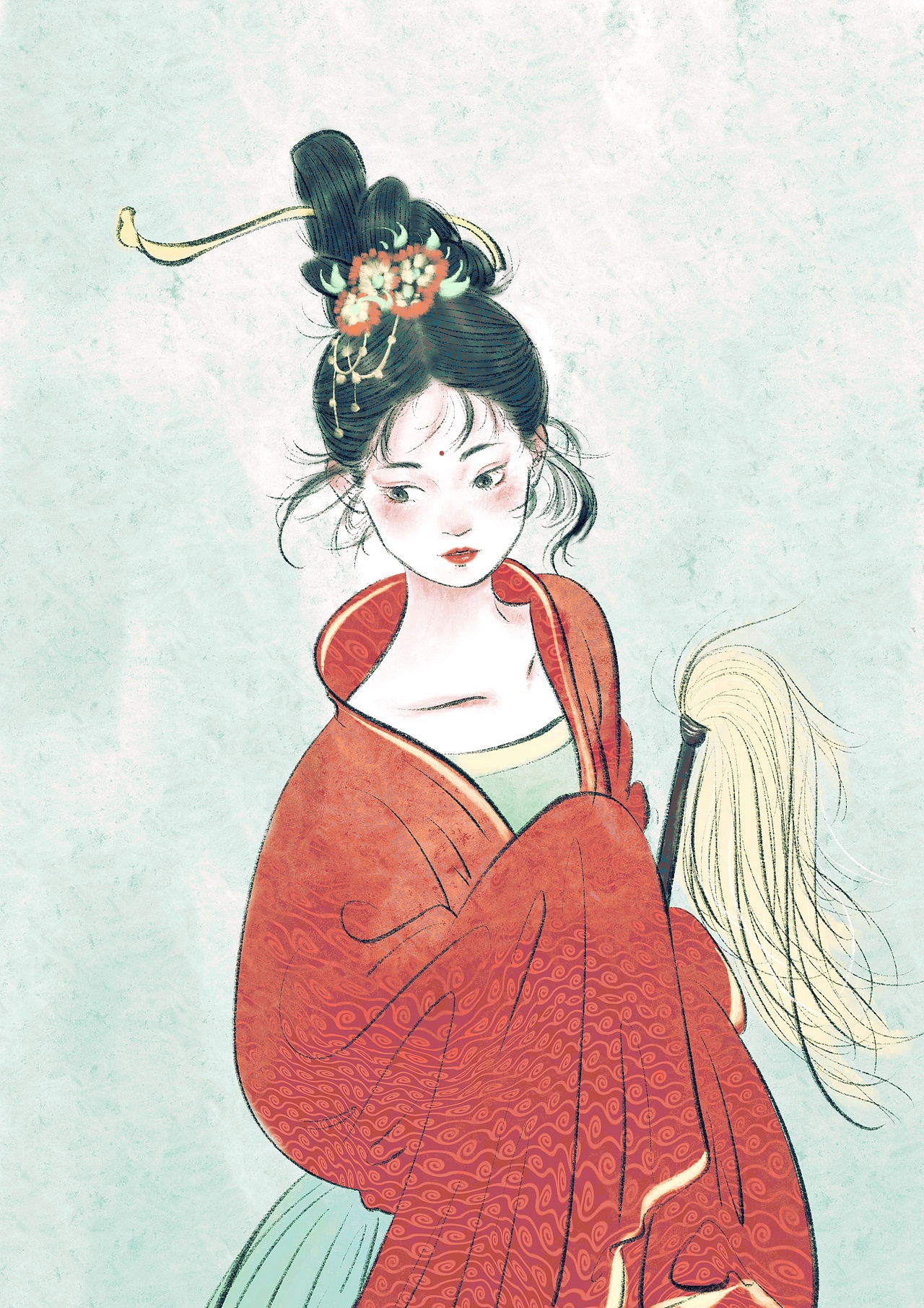 古风女孩插画合集