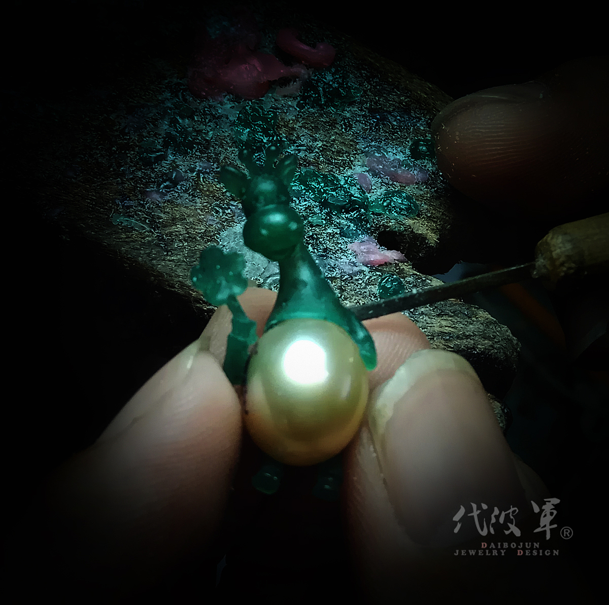 异形珍珠/艺术首饰《童趣》创作过程（图ZMTI4NjY1MDky） - 首饰设计 - 站酷设计师代波军艺术珠宝原创素材 - 站酷ZCOOL